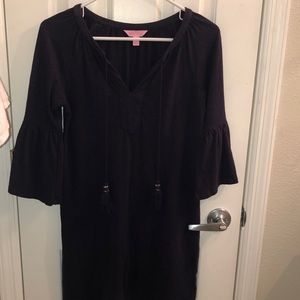 Gorgeous navy blue dress or cover up!